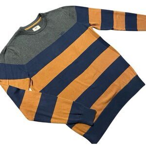 Vintage Y2K Vans Striped Sweater, Medium. 100% cotton